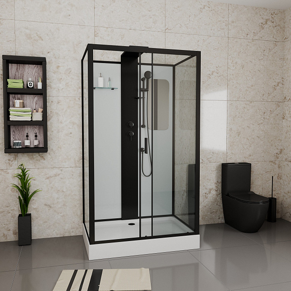 Душ.каб. GR252Q (120*80*217) GROSSMAN ELEGANS 7 мест