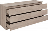 Комод Aquanet Сканди 1600x480 Дуб эдгрейн (6 ящиков) 00302547