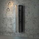 Зеркало-шкаф Континент "Eltoro black LED" 360х1560
