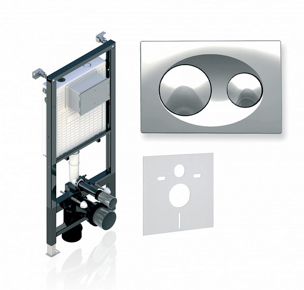 Инсталляция Alcora ST 1200 с клавишей  GRACE Chrome