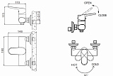 Смеситель для душа Bravat Pure F9105161C-01
