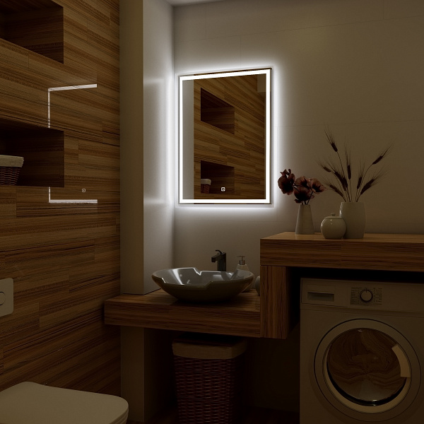 Зеркало Континент "Fancy Led" 600x800