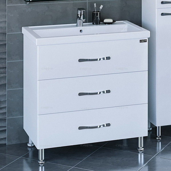 Тумба под раковину Виктория 80 напольная Санта 700129N