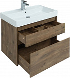 Тумба под раковину Aquanet Nova Lite 75 дуб рустикальный (2 ящика) 00249515
