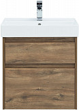 Тумба под раковину Aquanet Nova Lite 60 дуб рустикальный (2 ящика) 00249512