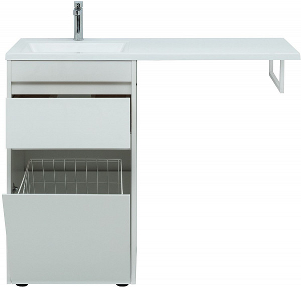 Тумба под раковину Aquanet Токио 48 белый (напольная, 1 ящик) 00239289