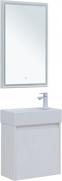 Мебель для ванной Aquanet Nova Lite 50 белый глянец (с дверецей) 00302531