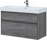 Тумба под раковину Aquanet Nova Lite 100 дуб рошелье (2 ящика) 00242582