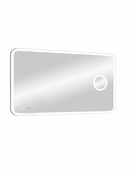 Зеркало Континент "Bliss Led" 1200х800 с увеличительным зеркалом, часами