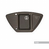 Мойка для кухни Aquaton Лория угловая кофе 1A715032LR280