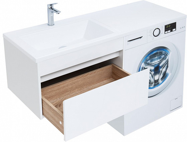 Тумба под раковину Aquanet Токио 68 белый (подвесная, 1 ящик) 00236917