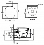 Унитаз подвесной Ideal Standard Connect E803501