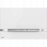 Клавиша смыва AlcaPlast FLAT COLOR STRIPE Белая