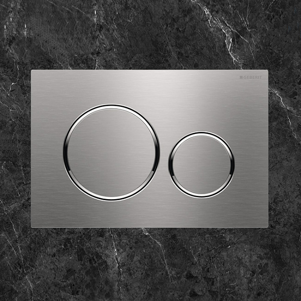 Клавиша смыва Geberit Sigma 20 115.882.SN.1 нержавеющая сталь