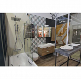 Шторка для ванны с двойной панелью 100x140 см Jacob Delafon Adequation E4931-GA