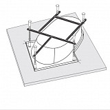 Каркас к ванне Vagnerplast  Bahama 139x139