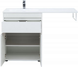Тумба под раковину Aquanet Токио 68 белый (напольная, 1 ящик, 2 дверцы) 00237746