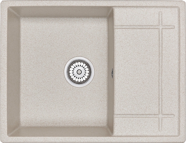 Мойка кухонная Granula прямоугольная кварц 6501, ПИРИТ