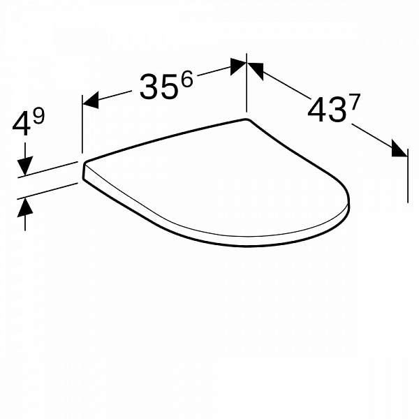 Унитаз с инсталляцией Geberit Acanto 500.128.21.A с горизонтальным выпуском