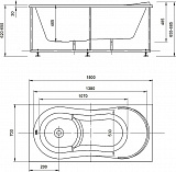 Акриловая ванна Aquatek  Афродита 150x70 AFR150-0000016