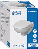Унитаз с инсталляцией Geberit Renova 500.124.TC.R с горизонтальным выпуском