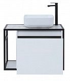 Тумба под раковину Aquanet Nova Lite Loft 75 R белый 00261649