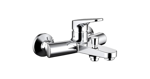 Смеситель для ванны c коротким изливом Bravat Eler F6191238CP-01-RUS