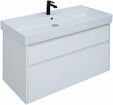Тумба под раковину Aquanet Nova Lite 100 белый (2 ящика) 00242581