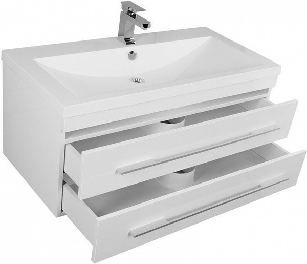 Тумба под раковину Aquanet Нота 100 белый 00171496