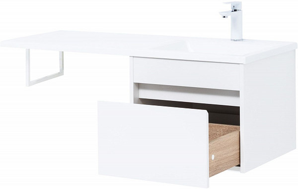 Тумба под раковину Aquanet Токио 48 белый (подвесная, 1 ящик) 00236915