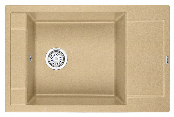 Мойка кухонная Granula прямоугольная кварц 7806, ПЕСОК
