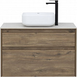 Тумба под раковину Aquanet Nova Lite 90 дуб рустикальный (2 ящика) 00249518