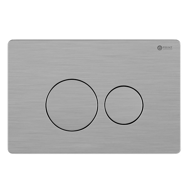 Сет: Система инсталляции Point Элемент для подвесного унитаза PN45120 + Клавиша смыва для инсталляции Point Виктория, нержавеющая сталь, сталь брашированная, PN44061SB + Унитаз подвесной Point Меркурий безободковый, сиденье дюропласт микролифт, быстросъем