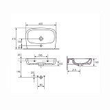 Раковина Cersanit FACILE F60 UM-FA60/1