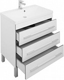 Мебель для ванной Aquanet Верона 75 белый (напольный 3 ящика) 00287658