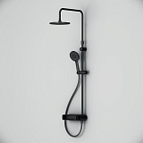 F0785A622 X-Joy, душ.система: см-ль-полка д/душа, душ.штанга, верхн. душ 220мм, ручн душ, черн.
