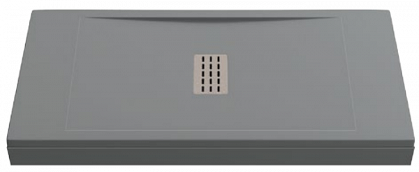 Душевой поддон Creto Etna 160x70, серый