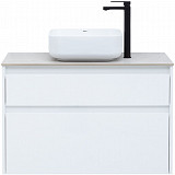 Тумба под раковину Aquanet Nova Lite 90 белый (2 ящика) 00242268