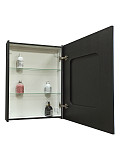 Зеркало-шкаф Континент"Mirror Box black Led" 600х800