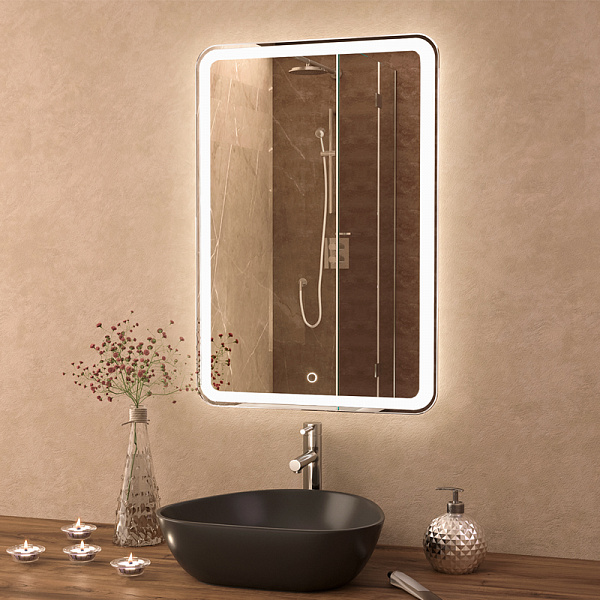 Зеркало AZARIO Aldo 600х800 влагостойкое с подсветкой (CS00071903)