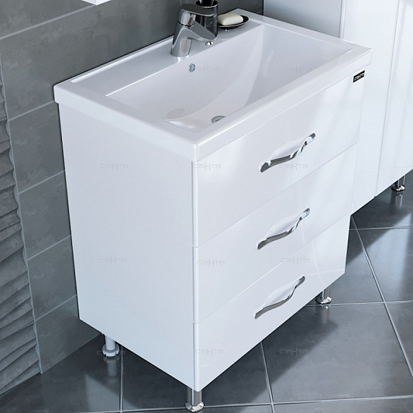 Тумба под раковину Виктория 70 напольная Санта 700124N