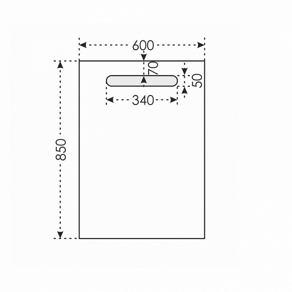 Зеркало Лондон 60 с LED-подсветкой Санта 900518