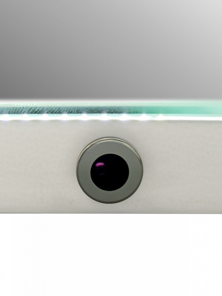 Зеркало Континент "Verte Led" 500х700 с часами, датчиком движения