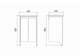 Тумба напольная Klaufs 50.2D tnKLA.50.2D-617.217