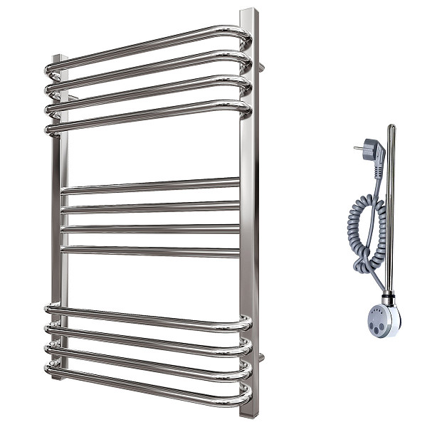 Полотенцесушитель электрический Point Омега PN90158SE П12 500x800 левый/правый, хром