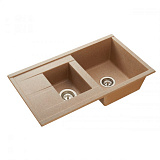 Мойка для кухни Aquaton Делия 87 песочный 1A716232DE220