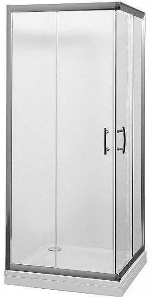 Душевой уголок Aquanet Alfa Cube NAA1142 100x100, прозрачное стекло NAA1142