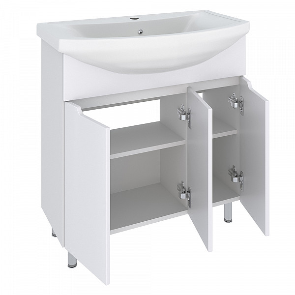 Тумба АГАТА 80 с умывальником Балтика 80