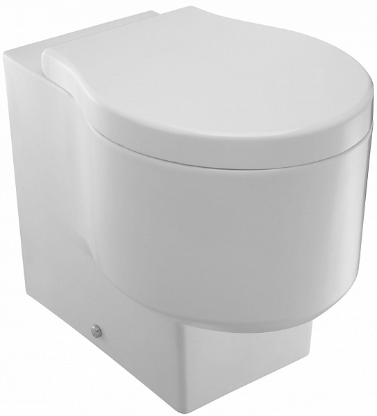 Унитаз напольный приставной Jacob Delafon Formilia Viragio E4772-00 сиденье с микролифтом, под скрытый бачок