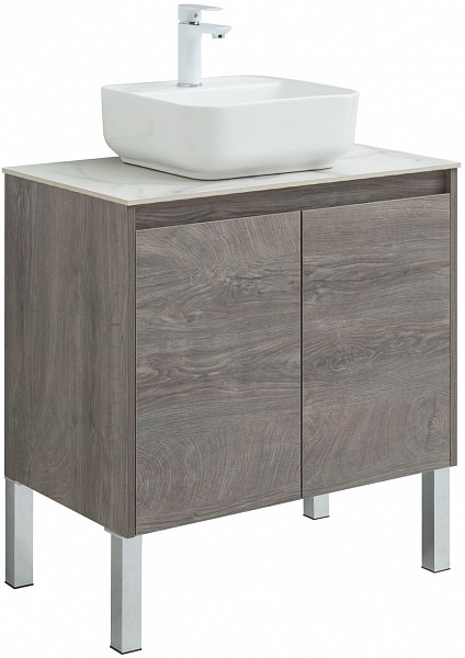 Тумба под раковину Aquanet Nova Lite 75 дуб рошелье (2 дверцы) 00298851